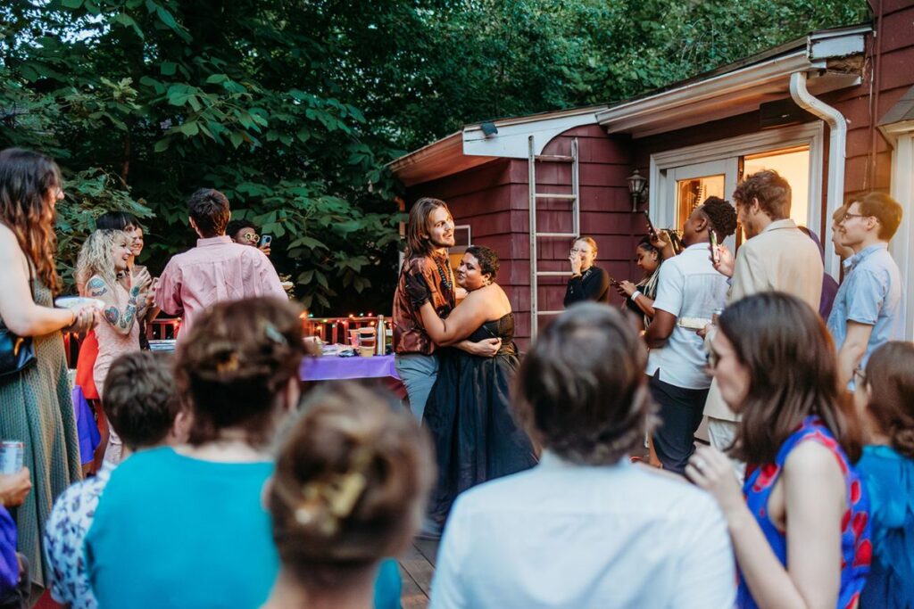 Boston city hall elopement after party